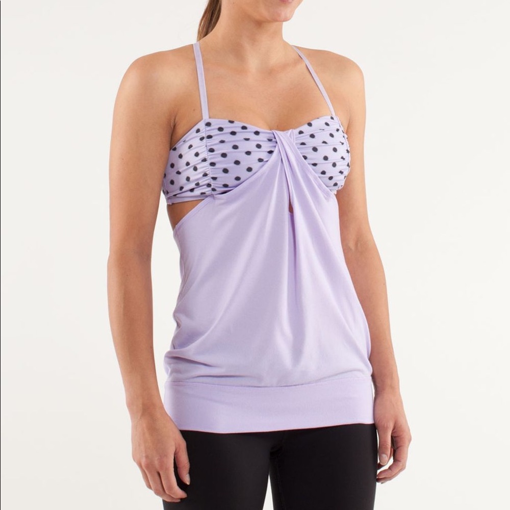 Lululemon Lilac High Noon Hot But Not Tank size 6